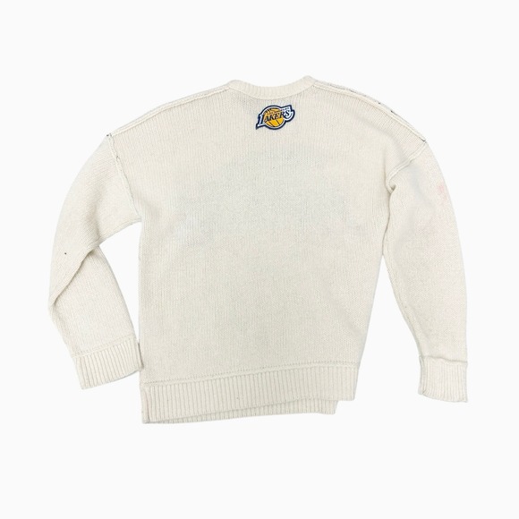Zadig & Voltaire Lakers Nba X Zv Jumper 100% Cashmere Crewneck Sweater Large - Picture 7 of 12
